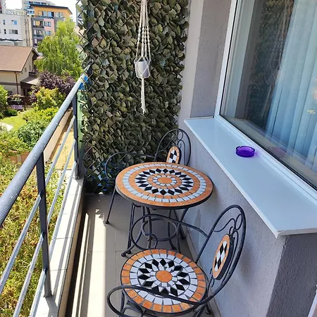 公寓 Cozy Apartament With Balcony 康斯坦察